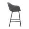 Armen Living Crimson 26" Faux Leather and Wood Bar and Counter Height Stool LCCRBAGR26 - alternate 2